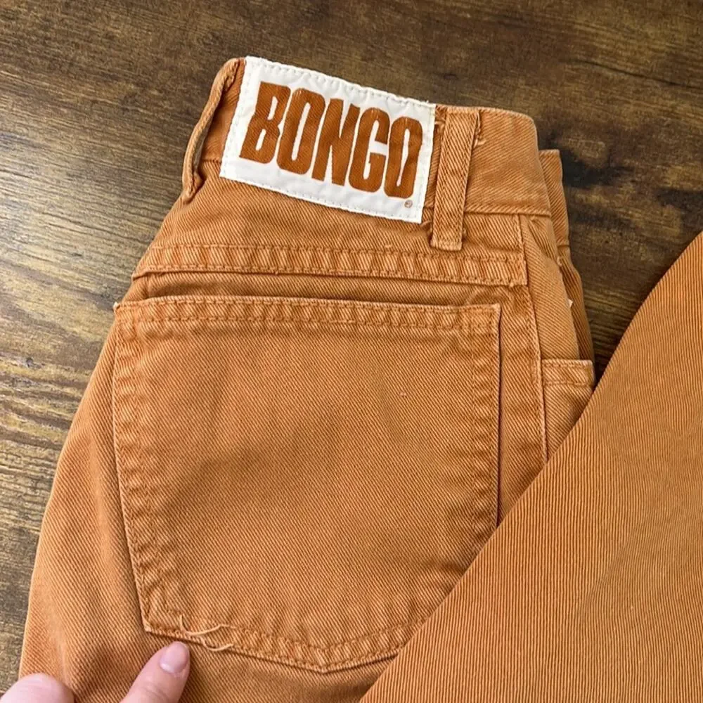 Vintage 90’s BONGO Light Brown High Rise Cotton Mom-Jeans - Picture 4 of 12